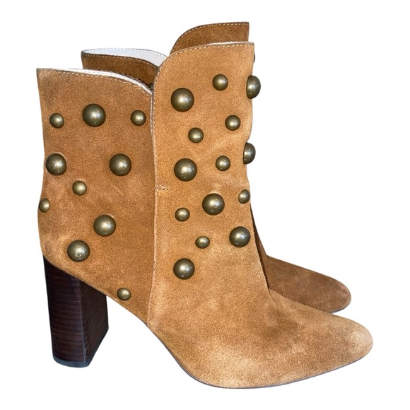 C3 Cecelia New York Brace Stud Bootie in Brown - Picture 1 of 16